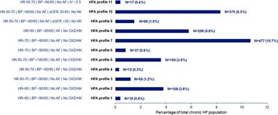 Phenotypic patient profiling for improved implementation of guideline-directed medical therapy: An exploratory analysis in a large real-world chronic heart failure cohort